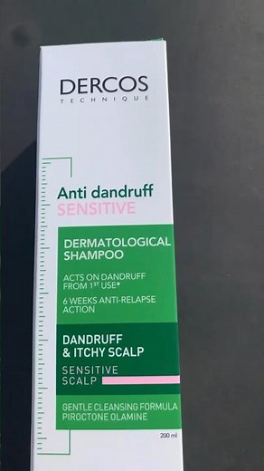 NEW Vichy Dercos Technique Anti-Dandruff Sensitive Scalp Shampoo Unboxing & Review #haircare