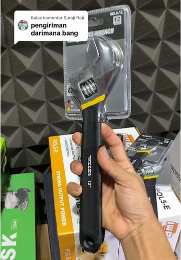 Membalas @Suraji Roji Ellka kunci inggris bahan baja gagang karet ready semua ukuran #inggris #kunciinggris #kuncimultifungsi #bengkel