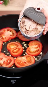 Eier mit Tomaten und Thunfisch! Schnelles Frühstück in 5 Minuten. Leckeres Rezept! | Rezepte von Anna
