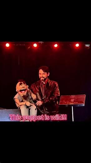 Snippet of our NYE show of 2025 with Cockroach! The guy’s an animal! #ventriloquist #fun #crazy #puppet