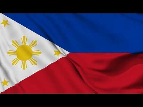 Philippines flag waving animation