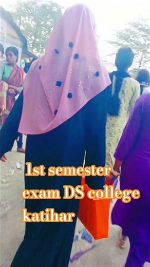 #bhojpuri first semester exam DS college in katihar ✍️✍️🥰🥰🤗