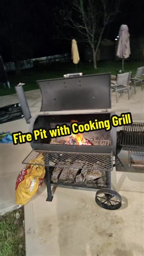 Nothing beats kicking back by my fire pit with a removable cooking grill! 🔥✨ Perfect for chilling out after a long day at work. Who’s ready for s’mores and good vibes? 😎🍫 #FirePitFun #GrillAndChill #CozyNights #S’moresSquad #BackyardParty #EveningVibes #UnwindTime