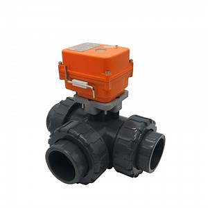 [Hot Item] Electric Three Ways PVC Rotary Ball Valve for Swimming Pool