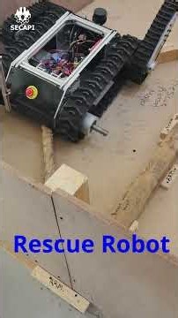RESCUE ROBOT07🤖#ia #tmr #python #esp32 # #robotics #engineering #lego #electronics #iot #mechanic