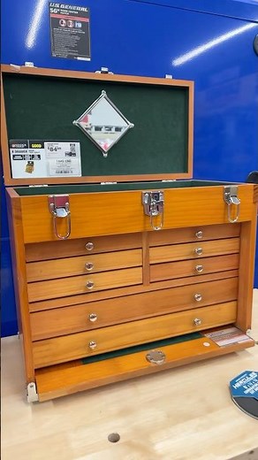 Windsor Design 8 #drawer #wood #tool #chest #stained #hardwood #clear #lacquer #finish #felt