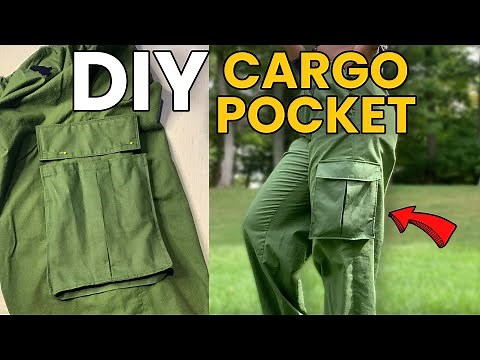 How To Sew A Pleated Cargo Pocket (Easy & Beginner-Friendly) | @sewquaint
