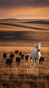 3.2M views · 35K reactions | Wild Horses Fight Off Pack Of Wolves From Killing Their Own! #wildlife #horses #animals #nature | Paul & Friends | Facebook