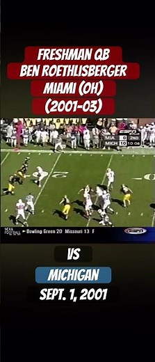 #collegefootball - “Big Ben” (2001)