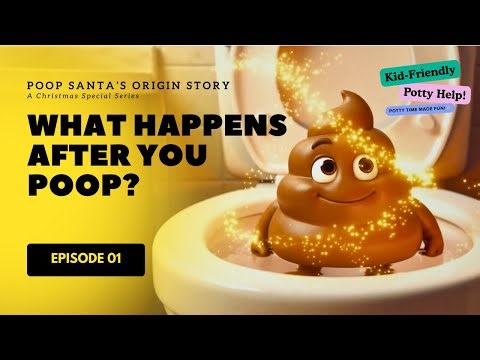 Poop Santa! What Happens After You Poop? | Potty Training Animation for Kids💩🚽 ✨