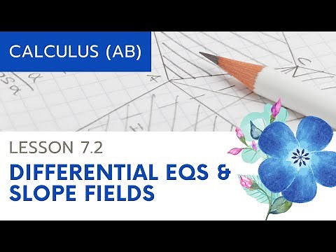AP Calculus AB: Lesson 7.2 Slope Fields