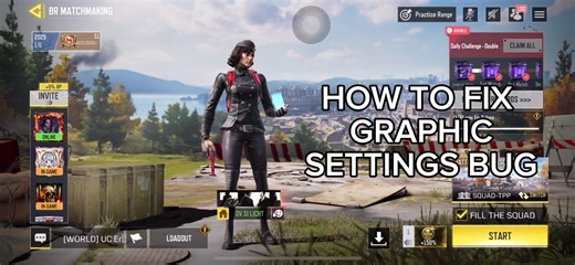 Fix Customized Graphic Settings Bug Tutorial for COD Mobile Update