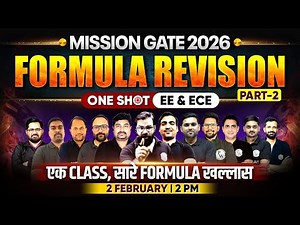 GATE EE & ECE Formula Revision in One Shot | Mission GATE 2026