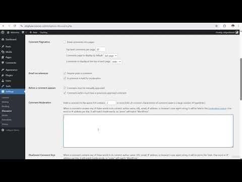 WordPress Tutorial: Comments & Discussion Settings (2025)