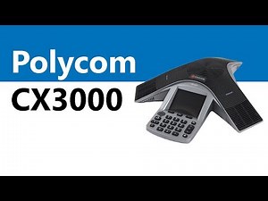 The Polycom CX3000 IP Conference Phone - Product Overview