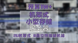 机架式小型存储服务器 1w+的预算可以装多少硬盘