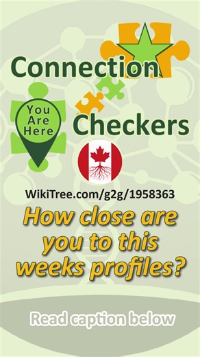 🧩This Week's #ConnectionCheckers Western Canadian edition! 🍁 👉 Play now: https://www.wikitree.com/g2g/1958363 This week's game features incredible notables from Western Canada! Can you trace your family connection to folk legend Joni Mitchell, rock pioneer Randy Bachman, Olympic champion Harry Jerome, or one of our other featured profiles? 🎯 How to Play: 1. Check which Western Canadian notable is closest to you on the Big Tree 2. Verify your connection path 3. Win prizes for shortest path, l