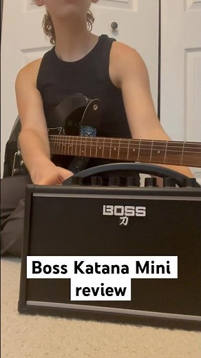 💥Boss Katana Mini amp review🔉(not sponsored)#shorts #short #guitarist #gear #guitarmusic #review