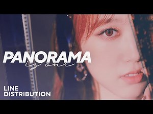 IZ*ONE — Panorama | Line Distribution