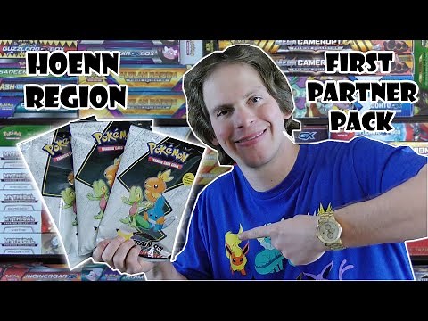 Hoenn Pokemon TCG First Partner Pack Opening