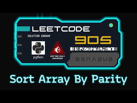 Sort Array By Parity — LeetCode #905 | Python Algorithm Visualization
