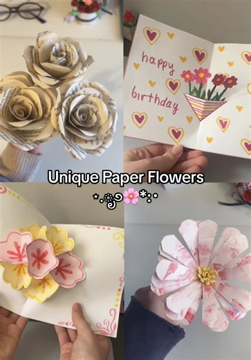 Creative Paper Flower Tutorials for Adorable DIY Gifts