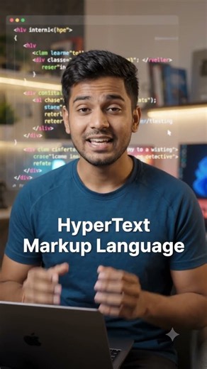 What is HTML? 🌐 The Language Behind Every Website! | HTML Explained #Shorts #learning
