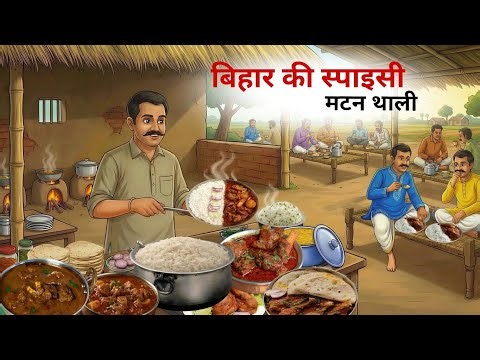 बिहार की स्पाइसी मटन थाली | Bihari Spicy Mutton Thali | Hindi kahaniyan| Moral Story |