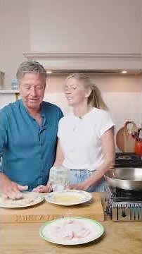 GOLDEN Chicken Schnitzel with STUFFING CRUMB!