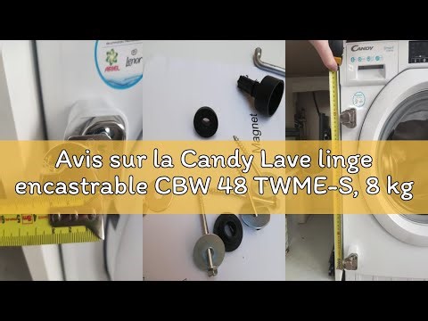 Avis sur la Candy Lave linge encastrable CBW 48 TWME-S, 8 kgs, 1400 tr/mn