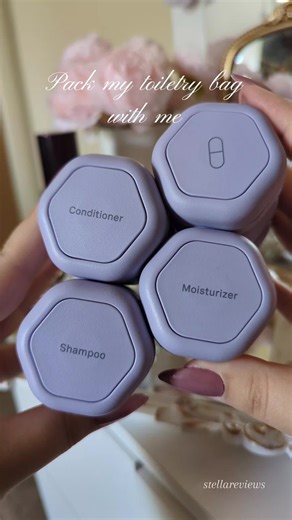 Empaque tu neceser de viaje con contenedores Cadence