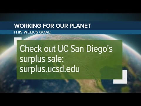 Check out UC San Diego's surplus sales | Working for Our Planet