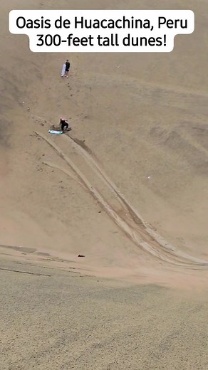 2.1K views · 21 reactions | The Huacachina Oasis is the only natural oasis in South America and is located just 5 hours away from Lima and 15 minutes away from the city of Ica, in southern Peru #PointsArePower #TravelSmarter #businesstravel #PointsAndMiles | Points Are Power | Facebook