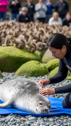 Squirrel Army Saves Beached Seal From Painful Death! #rescue #animals #wildlife | Paul Vu
