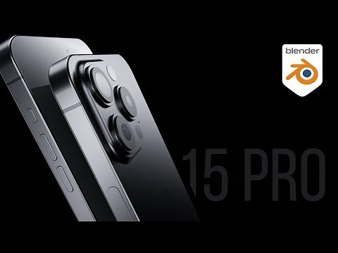 I Recreated the iPhone 15 in Blender