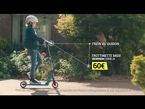 Trottinette Mid5 Décathlon - Publicité