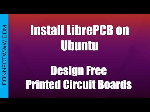 How to install LibrePCB on Ubuntu | Design Printed Circuit Boards | Free PCB Software
