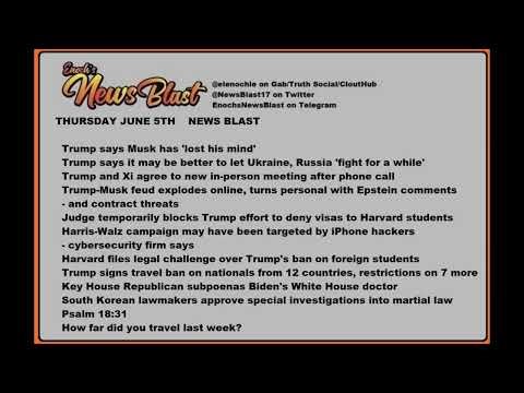 Thursday, June 5, 2025 News Blast