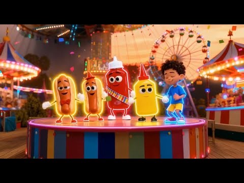 🌭 The Hot Dog Song! | Funny Kids Food Song | Educational Music Video by EduBop