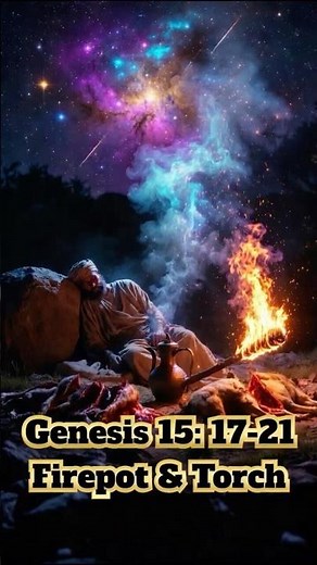 Genesis 15:17-21 Animated – The Smoking Firepot & Flaming Torch Pass Through! ✨