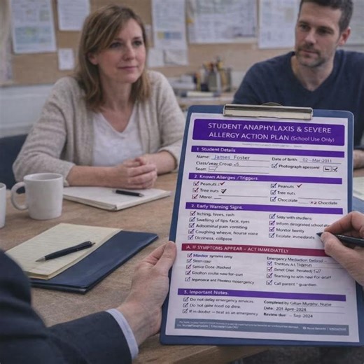 Anaphylaxis Action Plan for Schools | Simple Emergency Allergy Template (Printable & Digital)