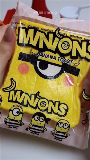 Satisfying Miniature: Making a School Lunchbox with Minions Toast ASMR (No talking)