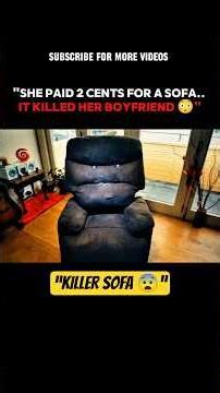 "A Sofa Stabbed A Man 7 Times For Sitting On It 😳🛋️" #shorts #horrorshorts