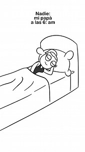 1.6M views · 14K reactions | Nadie mi papá a las 6am #comedia #memes #funnyvideos #divertido #animation #pareja #funny #mexico #Dibujo #comedia #animationpedro | Pedro Sanchez | Facebook