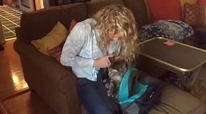 31K views · 1.1K reactions | Trying to put #LBDQUINN in her Wacky Paws back pack for the first time. I didn't become such an animal lover until I got Quinn. If you have a small dog or cat & want a #wackypaws backpack and enter promo code "PAW15" for 15% off and 5% of the sales will go directly Simone Boinay - Protect Animals Worldwide  Have a ❤️ save an animal | Felice Herrig | Facebook