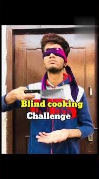 Blind cooking challenge #minivlog #shorts #ashortaday #trending