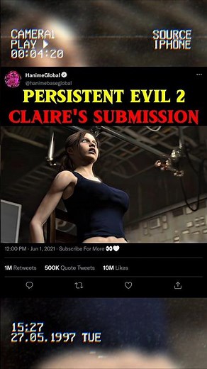 Persistent Evil 2 Claire's Submission 4K 😍