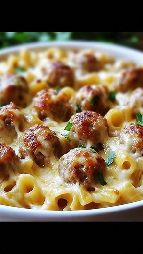 Growing up, nothing brought our family to the dinner table faster than this creamy Swedish meatball noodle bake, and trust me, once you take a bite, you’ll want to dive in for seconds (or thirds!). It’s that kind of comfort food that wraps you up in a warm hug. Full recipe’s in the comment 👇 | Recipes & Cooking Guide