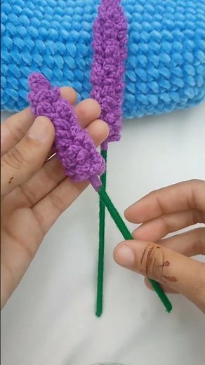 Easy Crochet Lavender Flower 🌿 | Beautiful Handmade DIY in Minutes