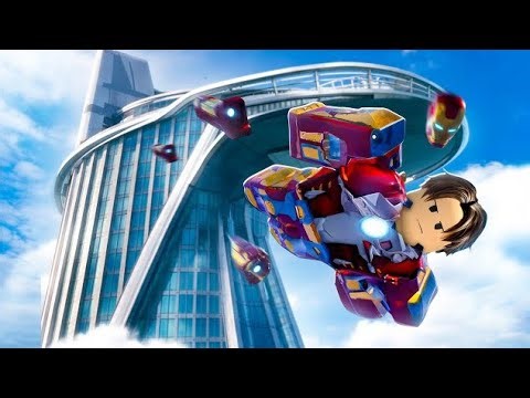 I am IRON MAN!! BUT IN ROBLOX!! ft! ROBLOX WAR MACHINE!!